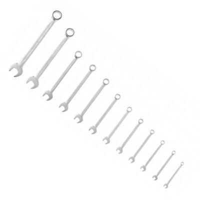 Набор комбинированных ключей 6-24 мм, 12 шт., сталь CrV, DIN 3113 в сумке