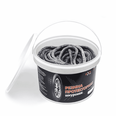 Протекторная шнуровая резина d8 мм, 3 кг