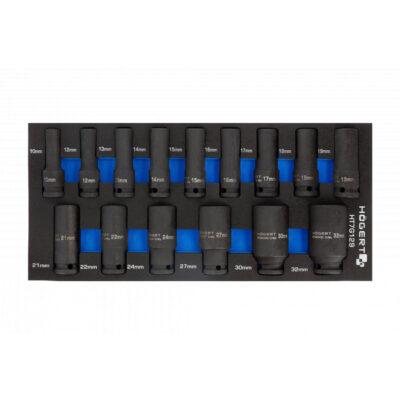 Набор ударных глубоких шестигранных головок 15шт