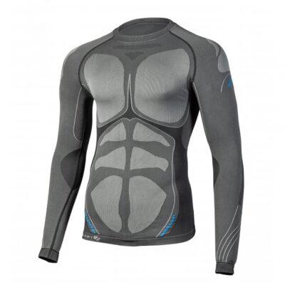 Термофутболка "ZEVEN" - мужская бесшовная, тёмно-серая