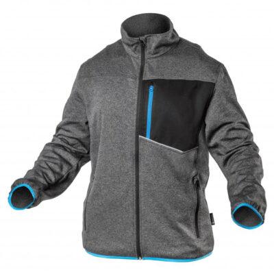 Толстовка рабочая “NISTER” - серый меланж с синим